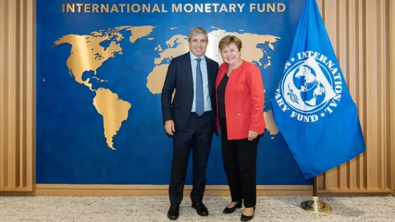 Caputo anunció que Georgieva visitará la Argentina